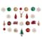 25ct. Holiday Deluxe Shatterproof Christmas Tree Ornament Box Set